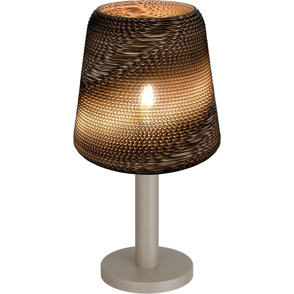 Lampe de table Carta Moody Ø Ombre Think Paper 34cm - sable