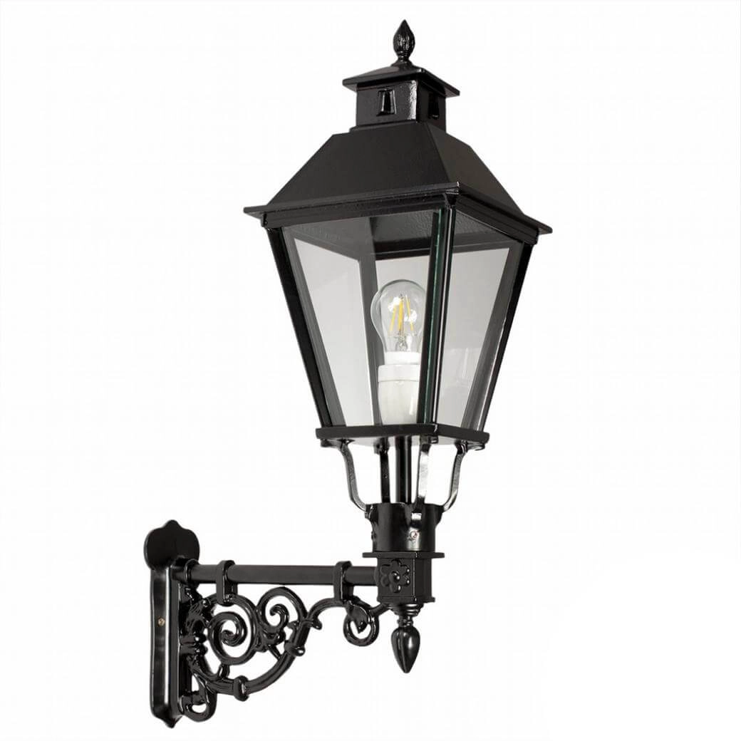 Ancienne lampe d'extérieur hollandaise Katwijk M noir KS 8714732134040