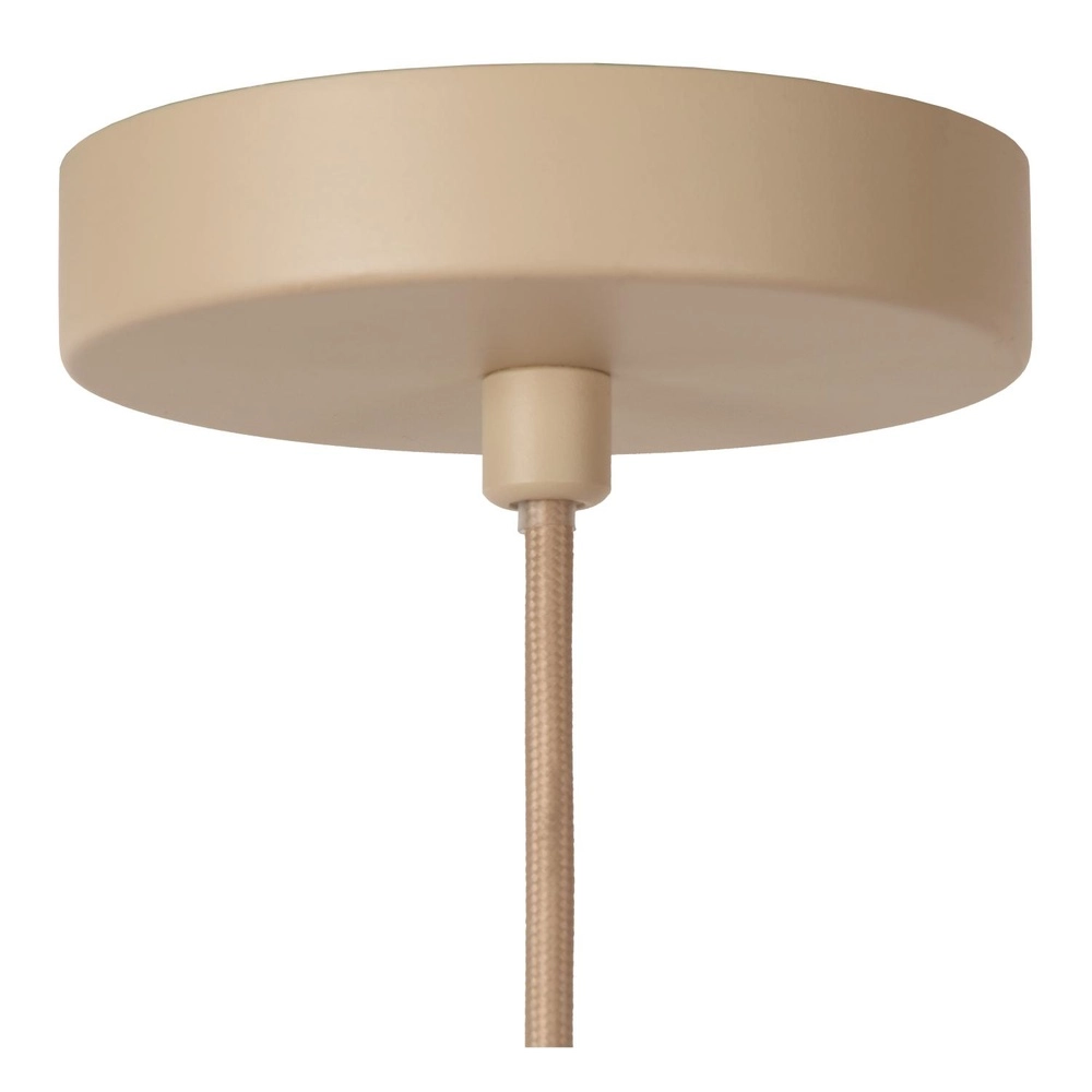 Lampe suspendue Corina brun sable Ø 50cm Lucide 5411212032010