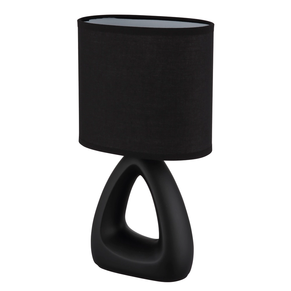 Lampe de table de conception Triangle Noir Globo 9007371478514
