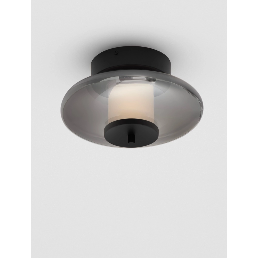 Lampe de plafond moderne Ballet noir Ø 26cm Lyora 5212017479860