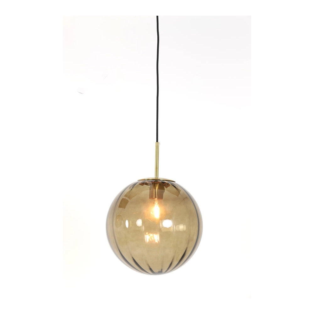 Lampe suspendue Magdala Ø 30 cm d’ambre Light & Living 8717807636272