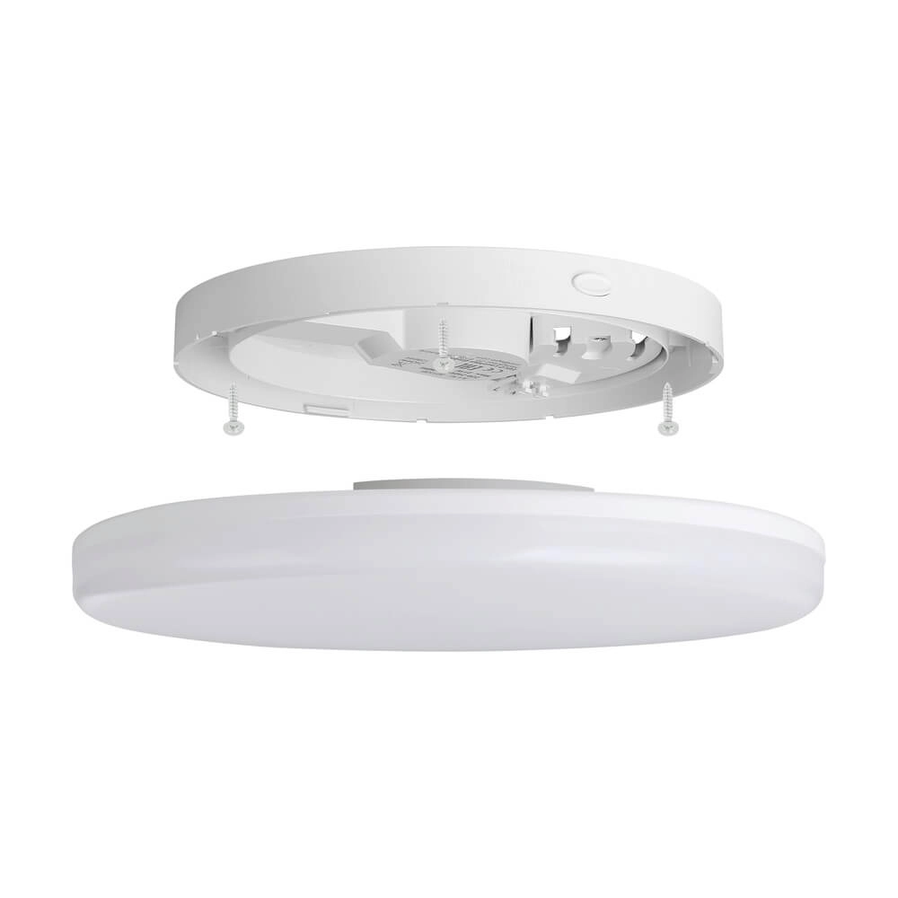 Plafonnier rond Castagneto Ø 31cm blanc Eglo 9008606313211