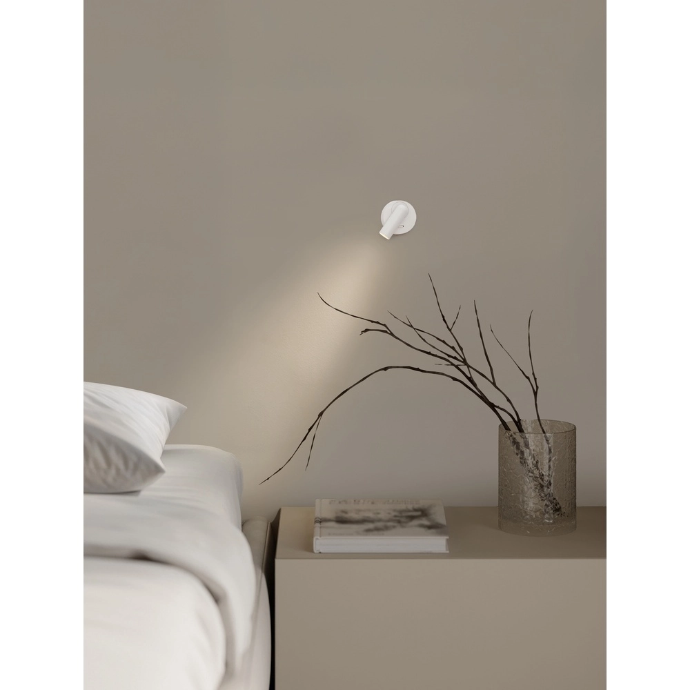Lampe de chevet Pictor blanc Lyora 5212017472335