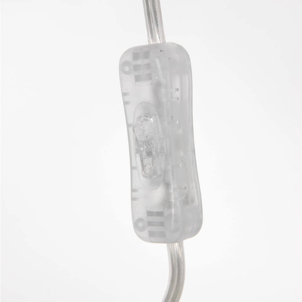 Lampe à arc murale Sparkled Acier inoxydable avec abat-jour en velours taupe Steinhauer 8712746146165