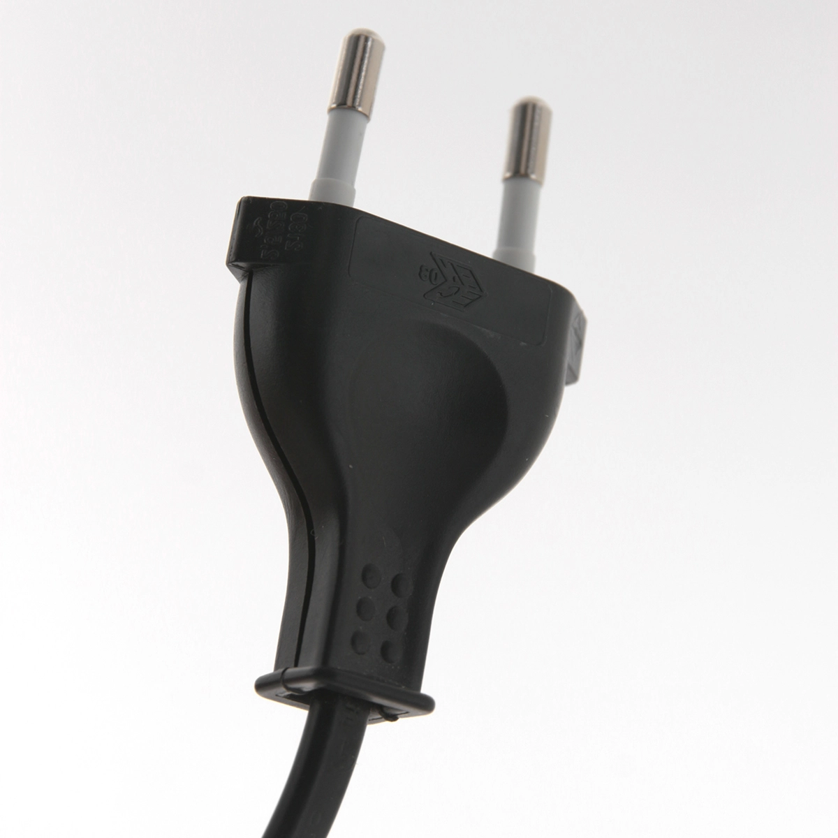 Lampe de lecture au sol Prestige Chic noir avec abat-jour en velours taupe de 40 cm Steinhauer 8712746145861