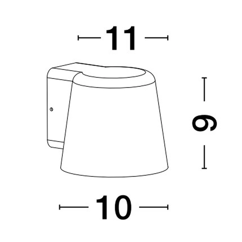 Spot monté en surface Ovi noir Lyora 5212017444349