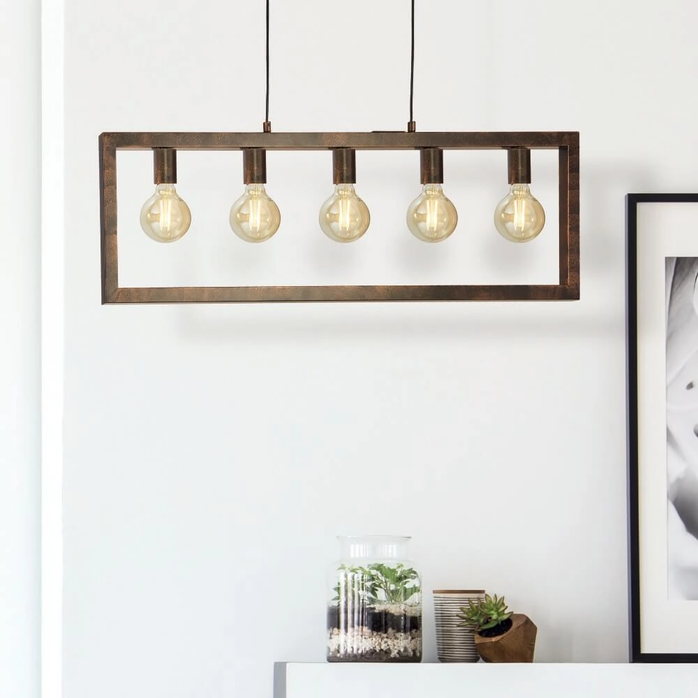 Lampe suspendue rurale Oblong Searchlight 5053423226590