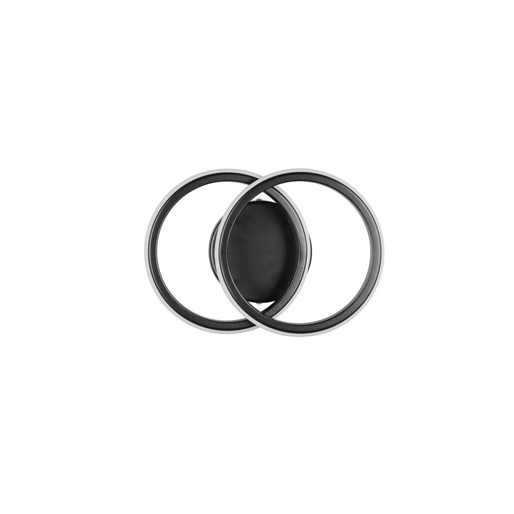 Plafonnier noir Kasia  Conception ronde Trio 4017807653823