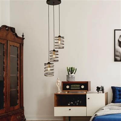 Lampe suspendue Spring vide Searchlight 5053423185729