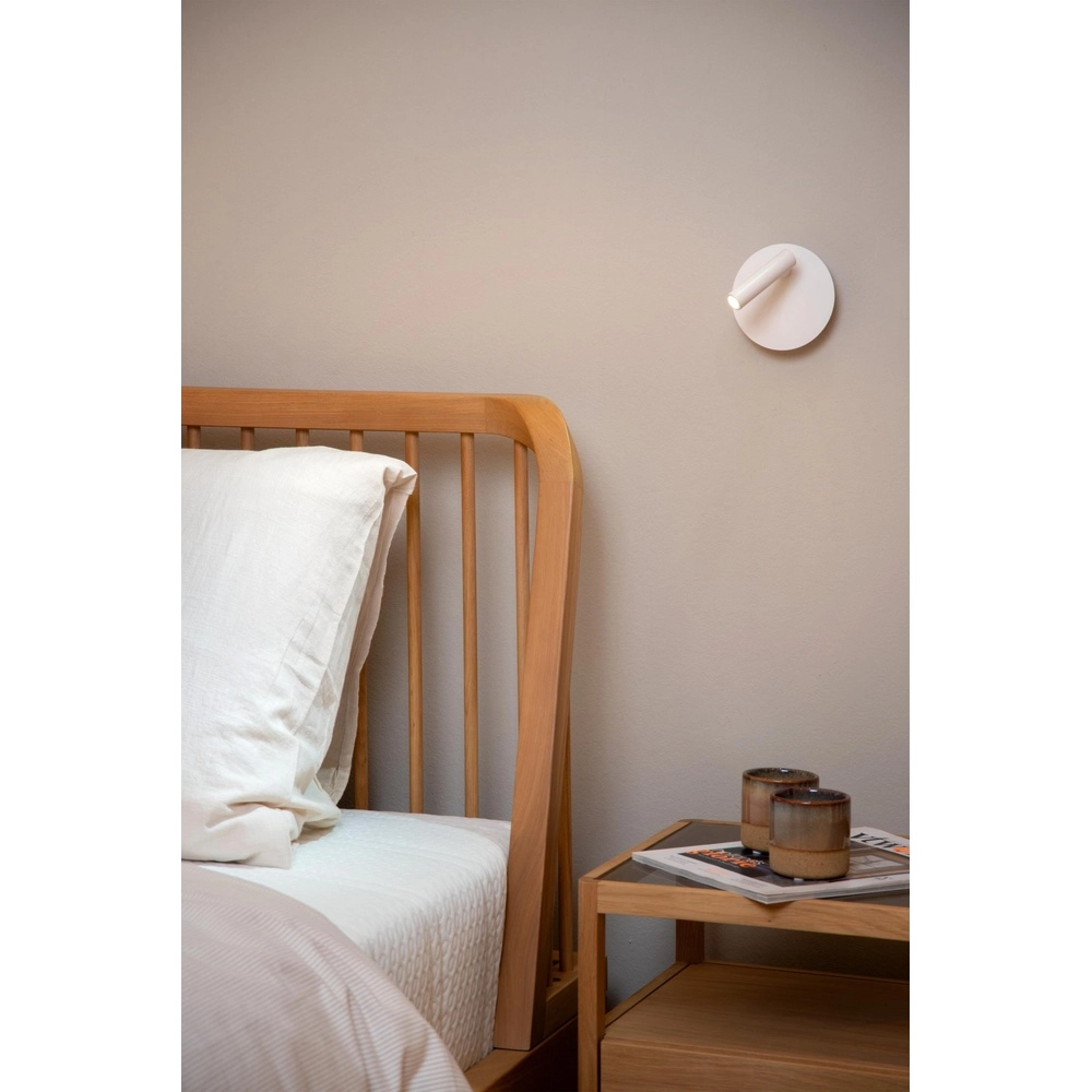 Lumière murale magnétique Jolijn Lampe de chevet blanche rechargeable Lucide 5411212772367