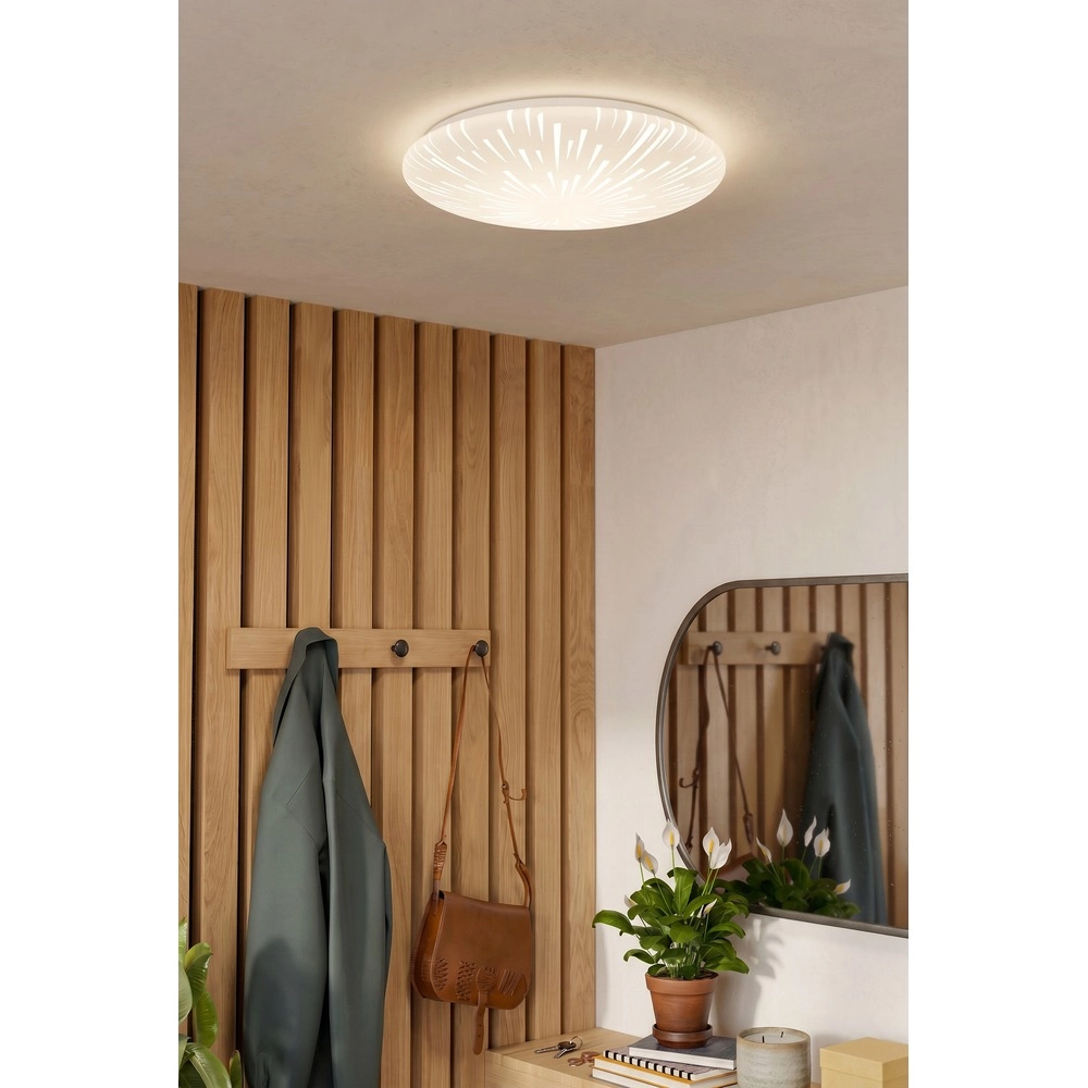 Lumière blanche de plafond Allerona Ø 40cm Eglo 9008606409785