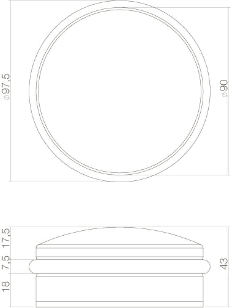Butoir Rondo Inox Intersteel 8714186126400