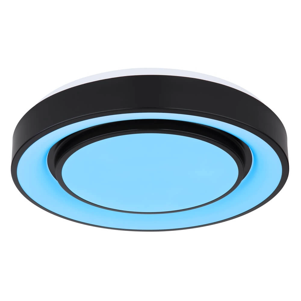 Plafonnier Sully noir Ø 38cm Globo 9007371421954