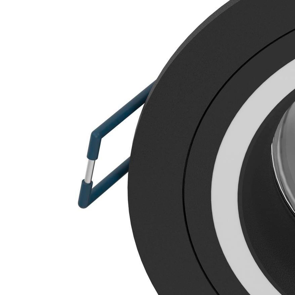 Tache en retrait Zigbee Carosso-Z Noir - rond Eglo 9008606259809