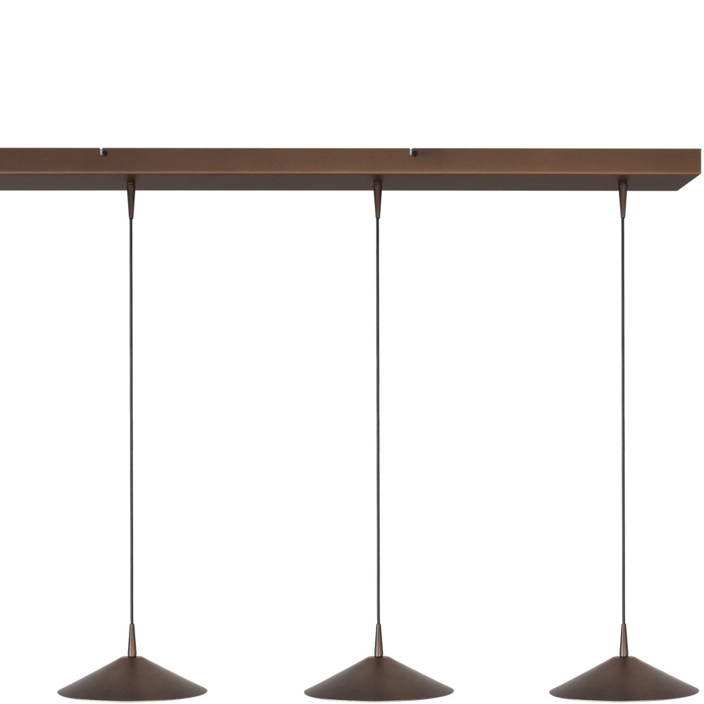 Lampe suspendue à 4 lumières Ceppo Brun cacao Ø 22cm Masterlight 8718121358505