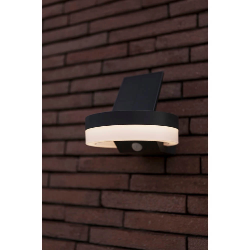 Lampe à capteur extérieur Runda Énergie solaire Lutec 6939412016337