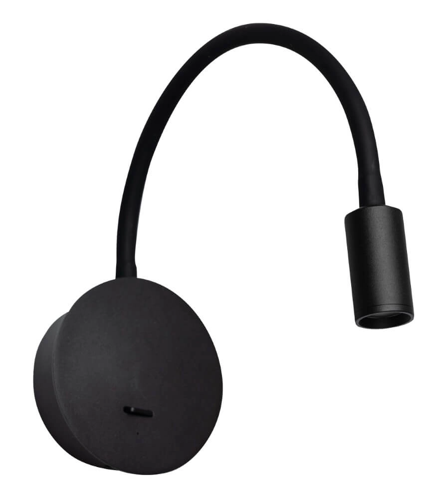 Spot en saillie flexible Wispo noir