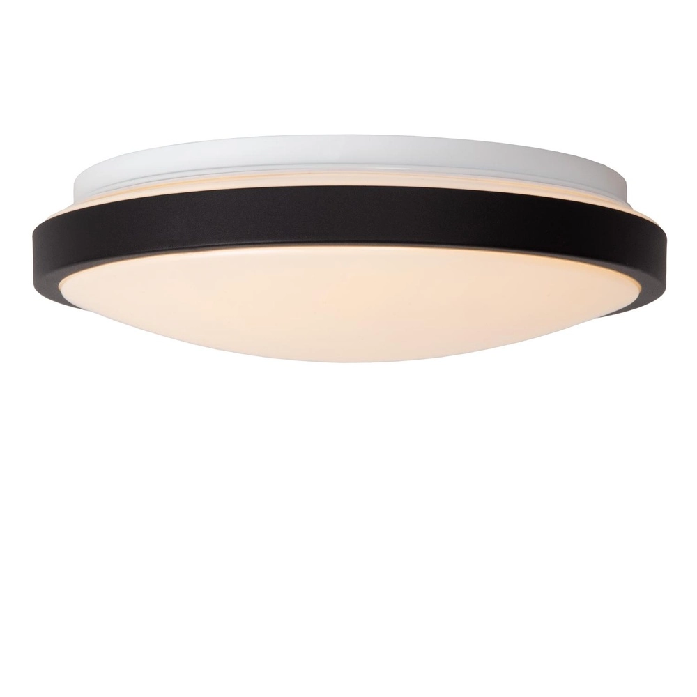Lumière noire au plafond Dasher Ø 29,3cm IP44 pour la salle de bain Lucide 5411212792075