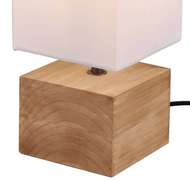 Lampe de chevet rurale Woody Trio 4017807470772