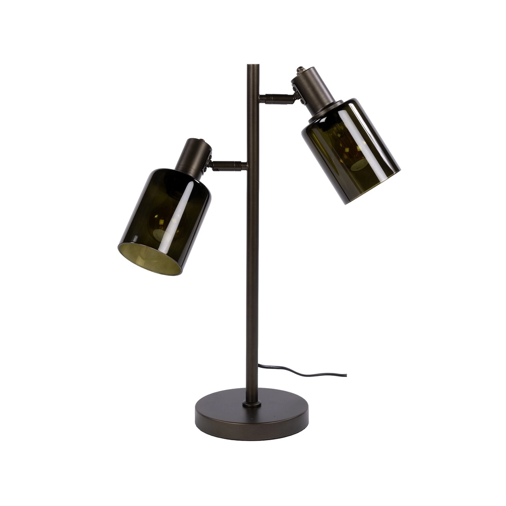 Lampe de table Sepiora Sienna Brown 2 lumières Lyora 8716803515253