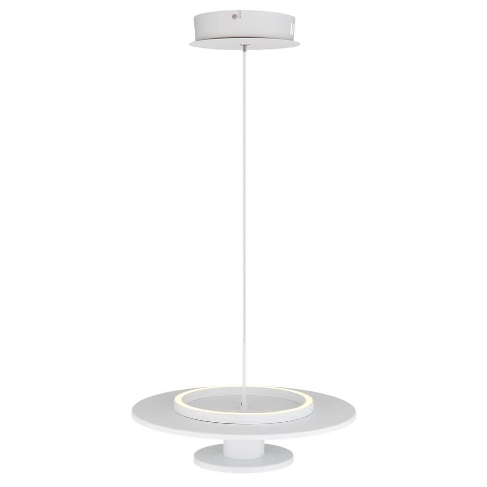 Suspension blanche Carter Ø 38cm avec feutre Globo 9007371462759
