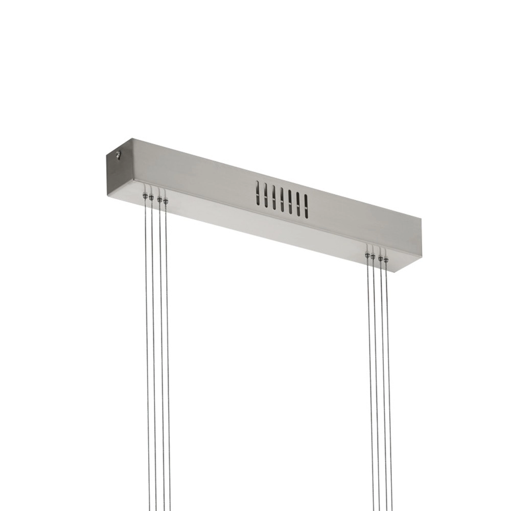 Lampe suspendue ovale Romao nickel et chrome Eglo 9002759953515