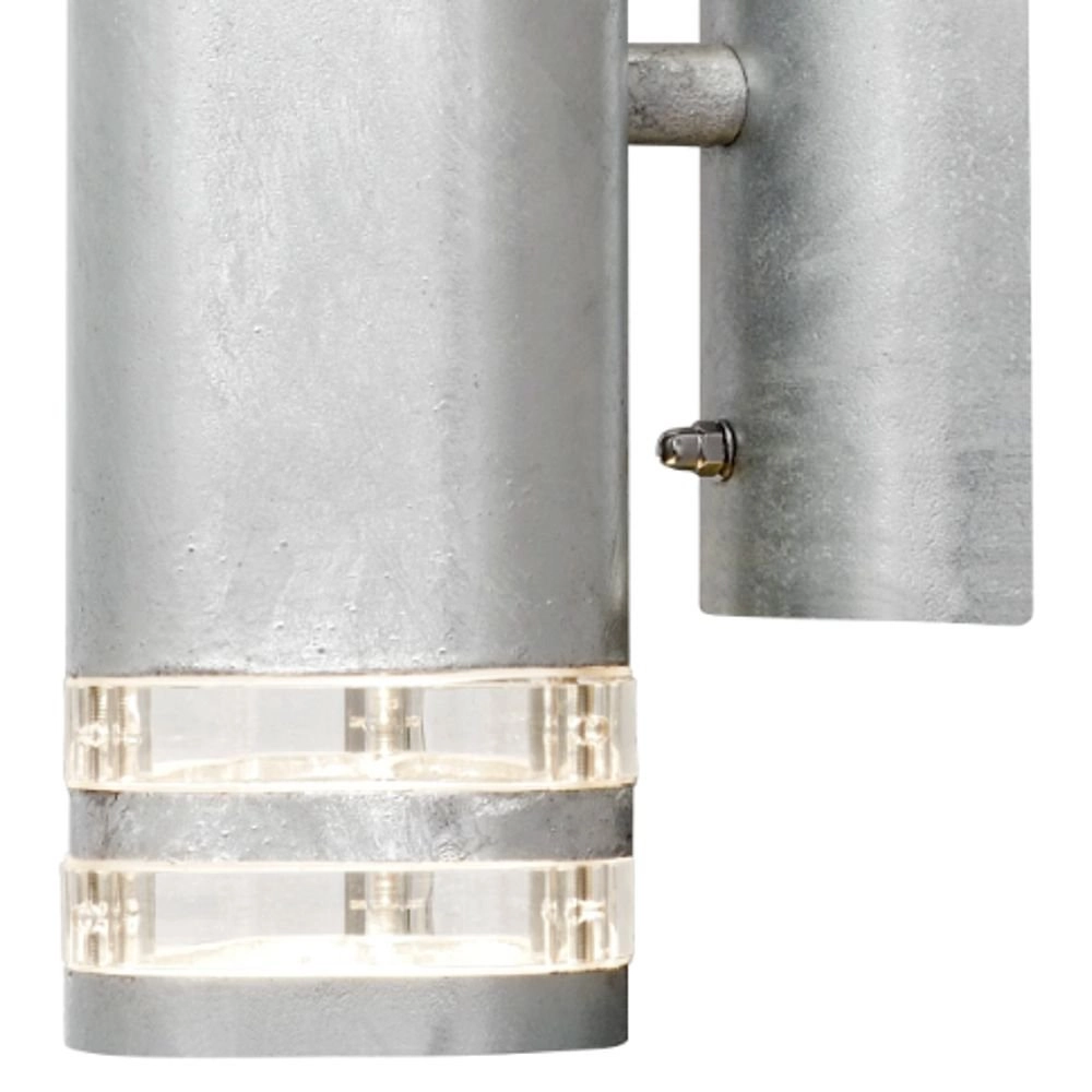 Spot murale Modena Up - Down 2 lumières 28cm gris zinc KonstSmide 7318307516326