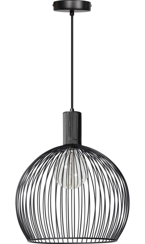 Lampe suspendue noire Wire Ø 40 cm ETH 8719075184509
