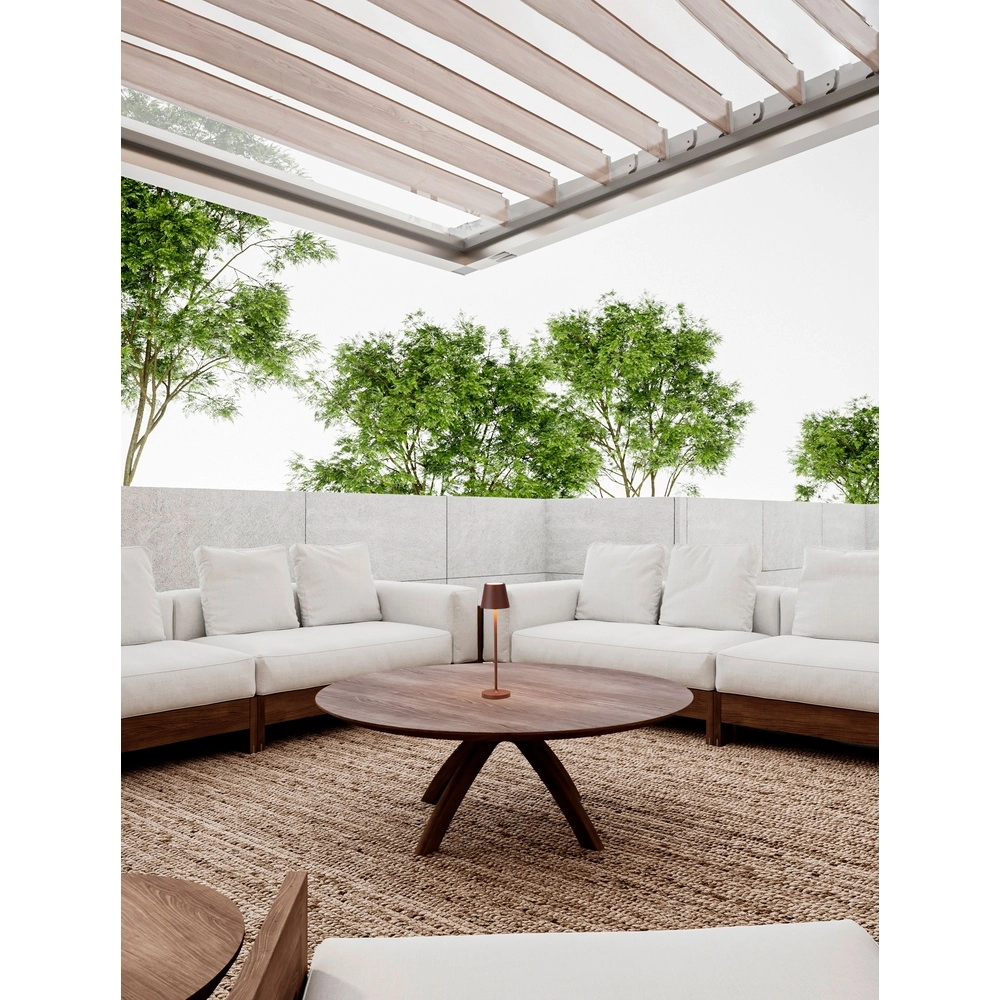 Lampe de table Petit Rechargeable brun rouille Lyora 5212017450784