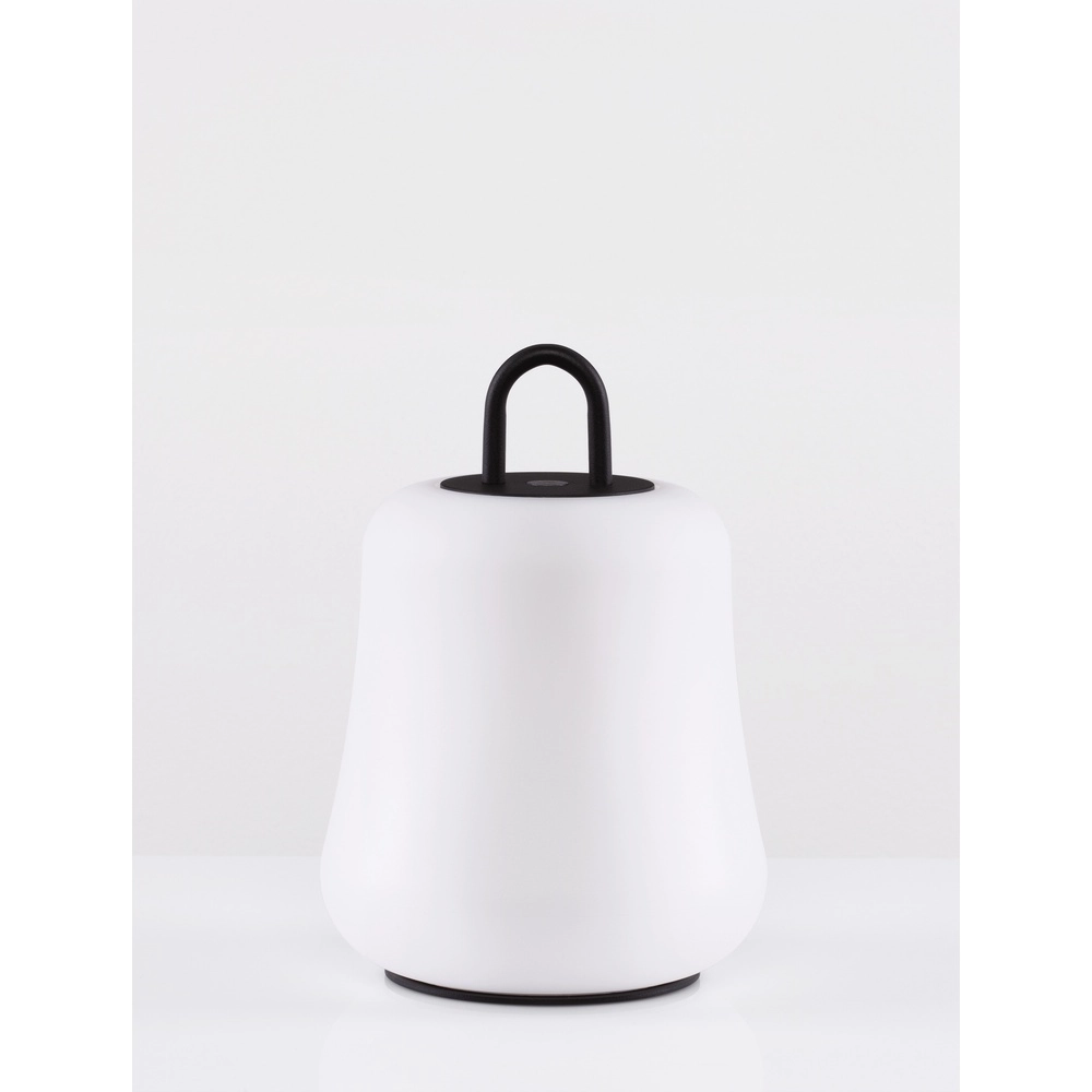 Lampe de table Jigra Anthracite rechargeable avec blanc Lyora 5212017434883