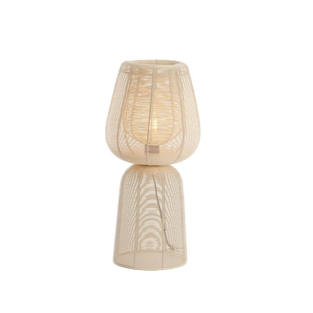 Lampe de table Aboso blanc Ø 24cm Light & Living 8717807701598