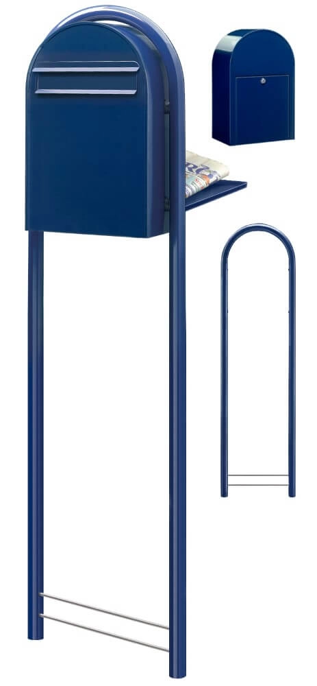 Boites aux lettres Classic B 5003 Bleu foncé Bobi 6417237006097