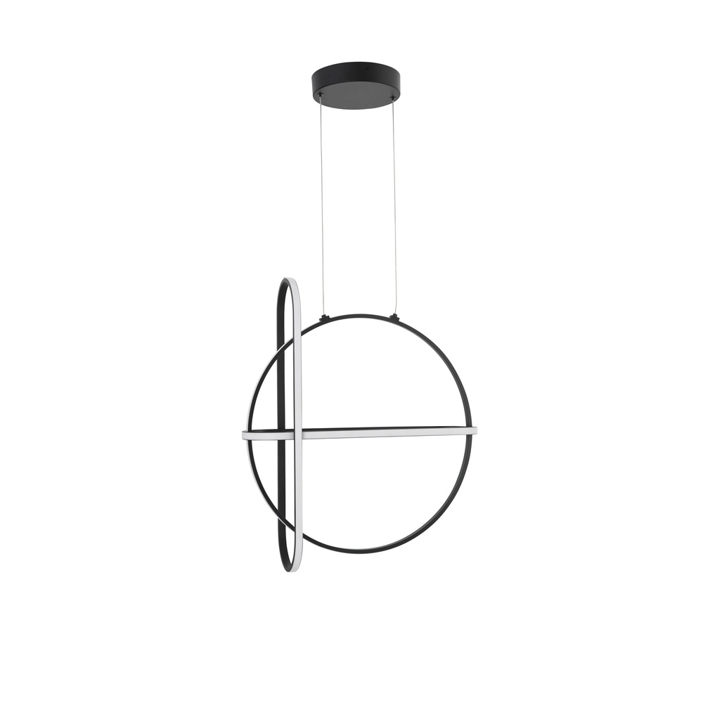 Suspension design Arte rond noir Lyora 5212017426048