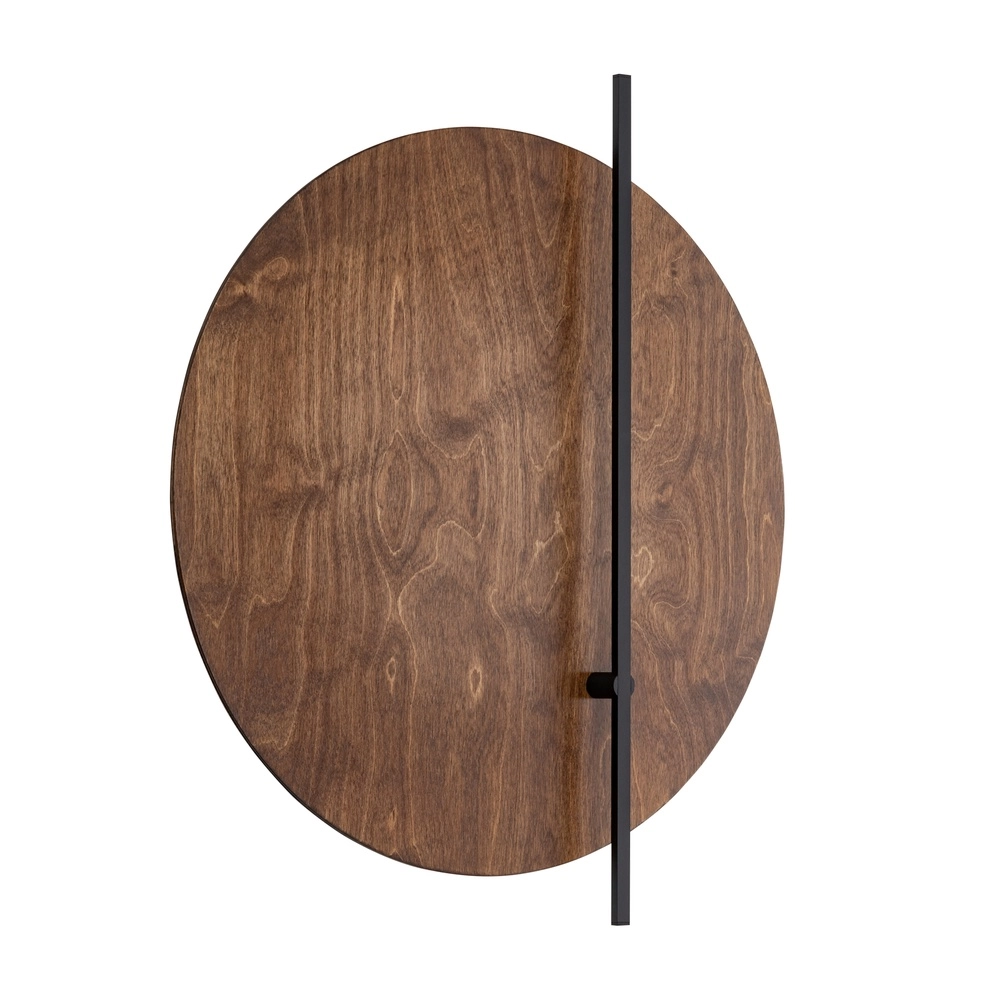Lampe murale en bois Sunset Led Ø 50cm Lyora 5903139114325