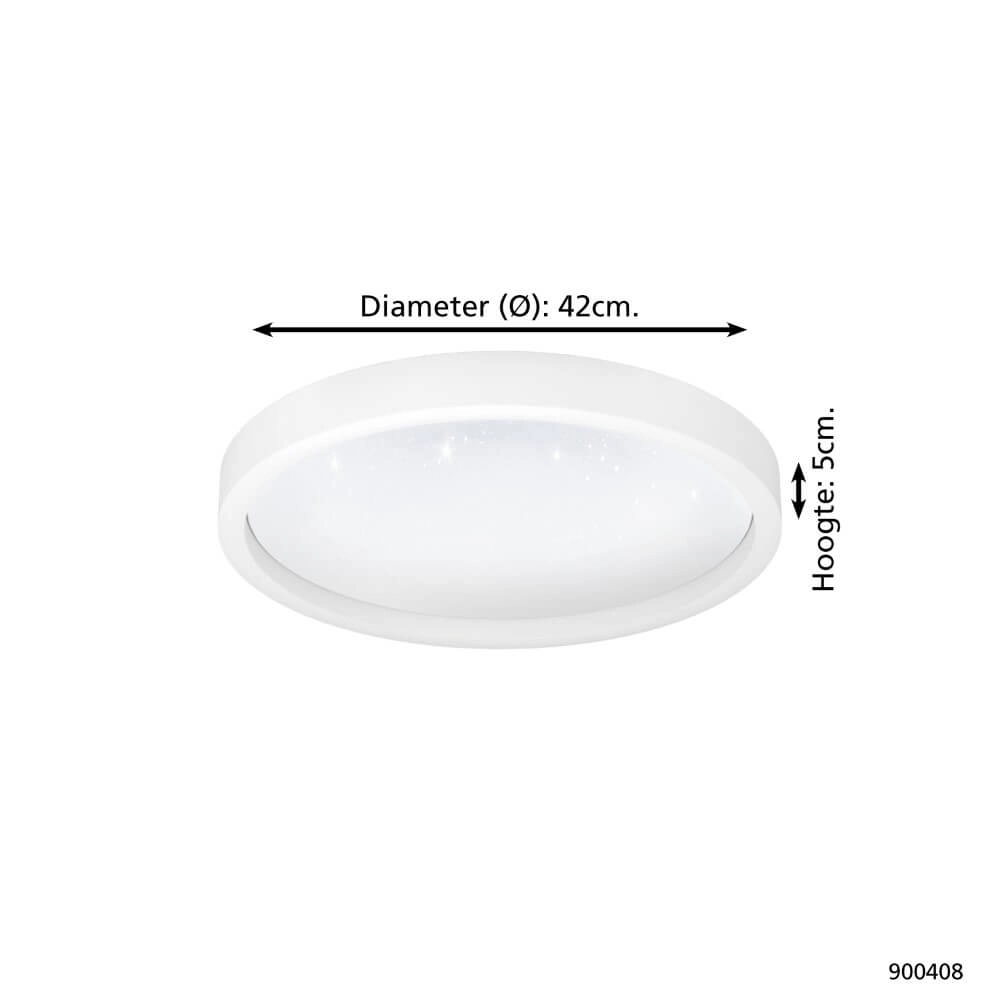 Plafonnier Zigbee Montemorelos-Z Ø 42cm blanc Eglo 9008606243815