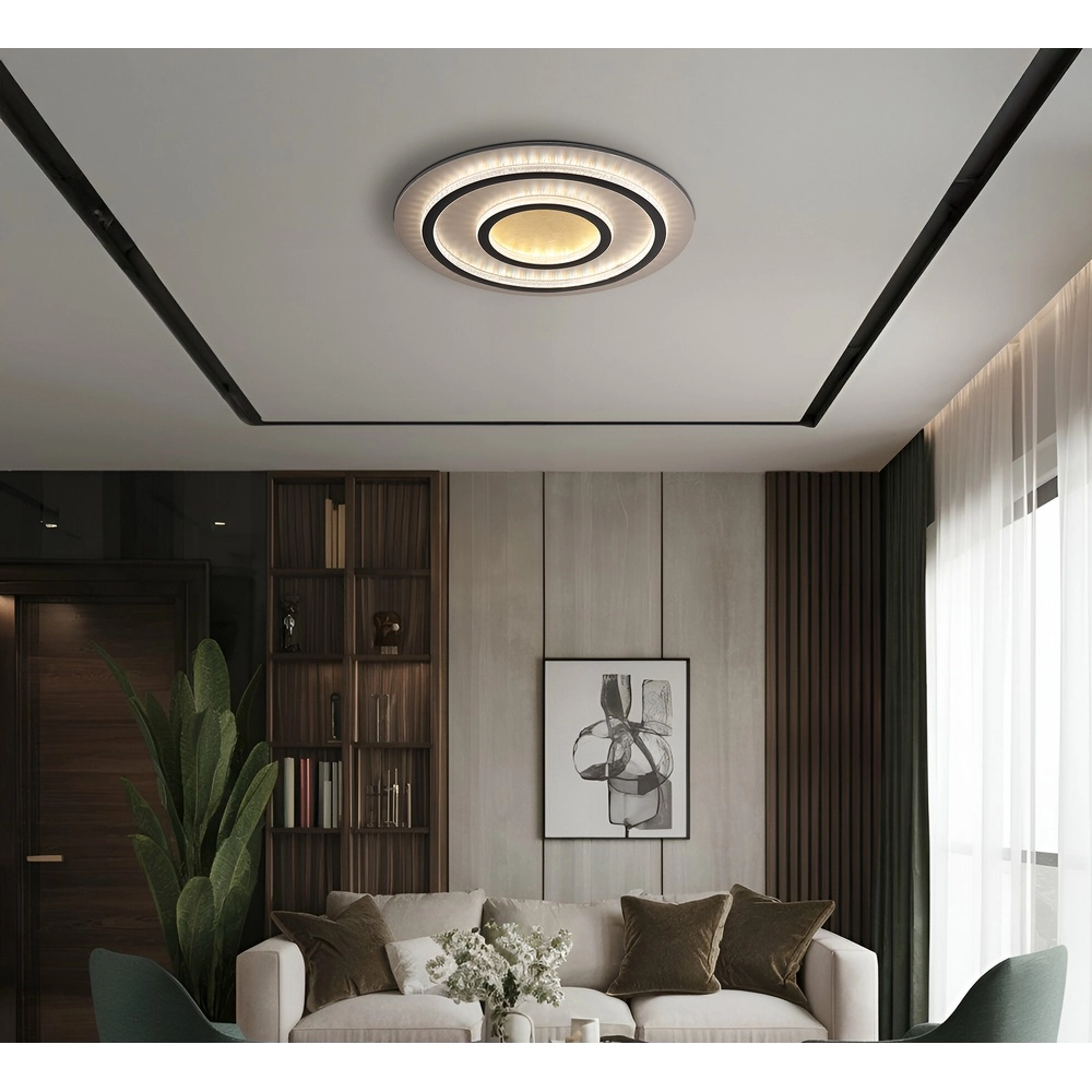 Lampe de plafond Jayden noir Ø 55cm Globo 9007371533848