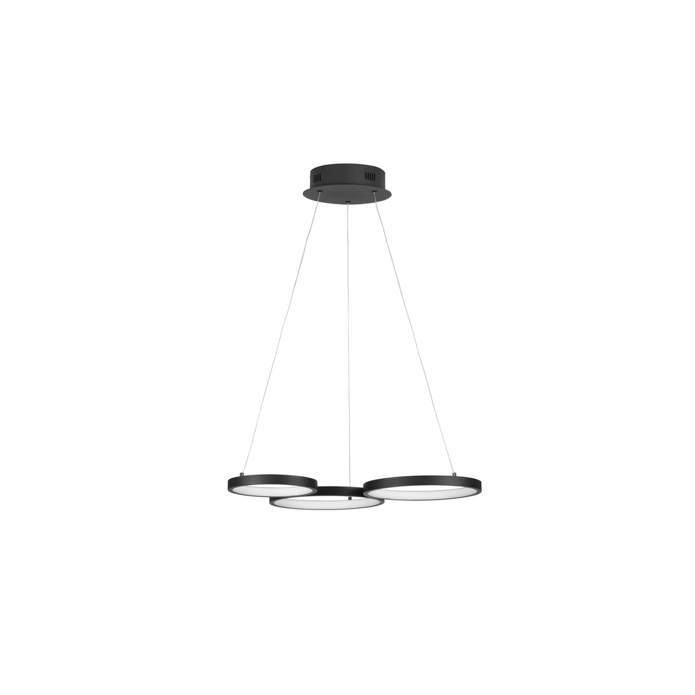 Suspension moderne Magnus noir 55cm Lyora 5212017433169