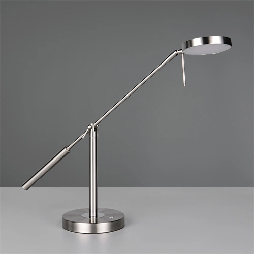Lampe de bureau Monza nickel Trio 4017807693263