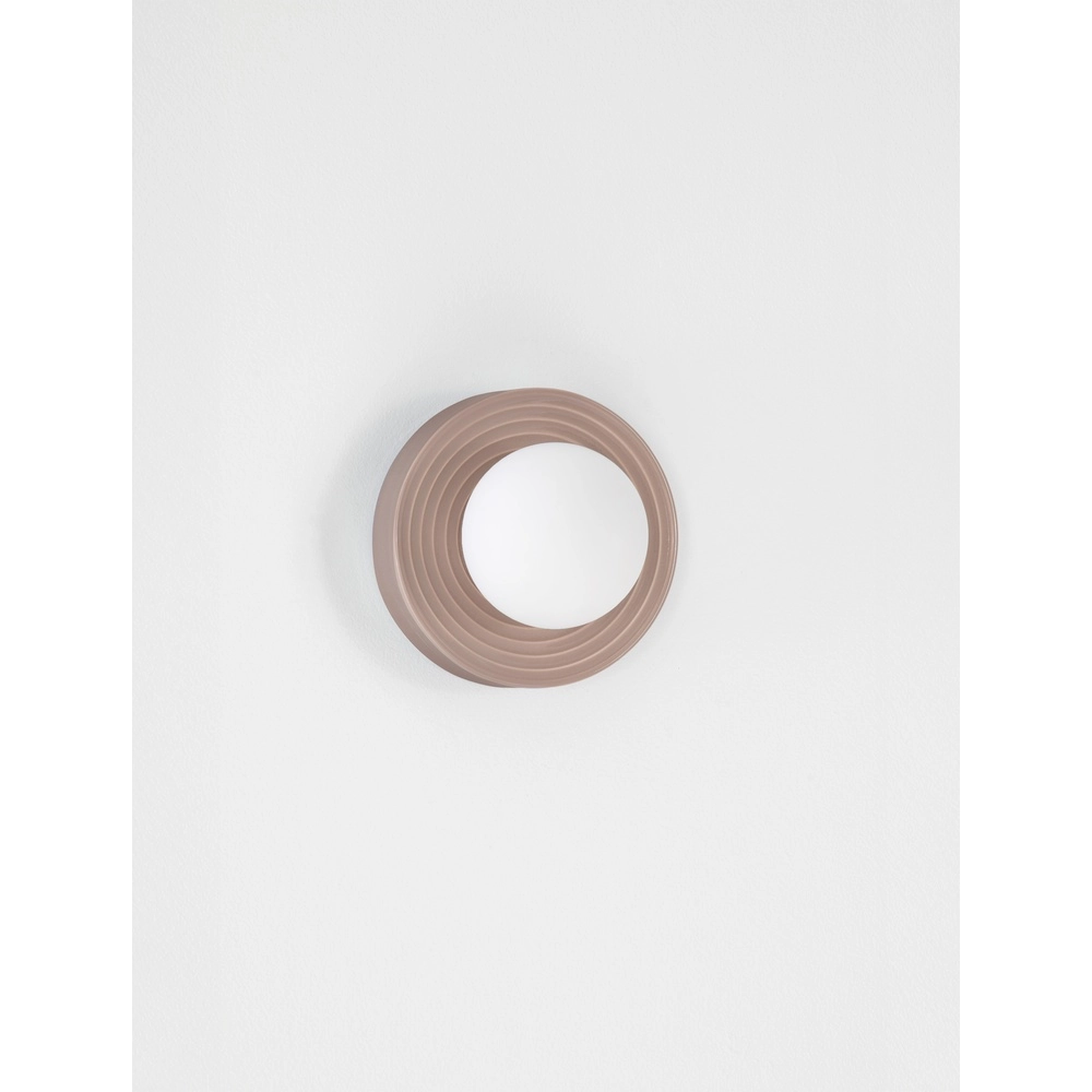 Applique murale Orbique brun moka Ø 16cm Lyora 5212017483911