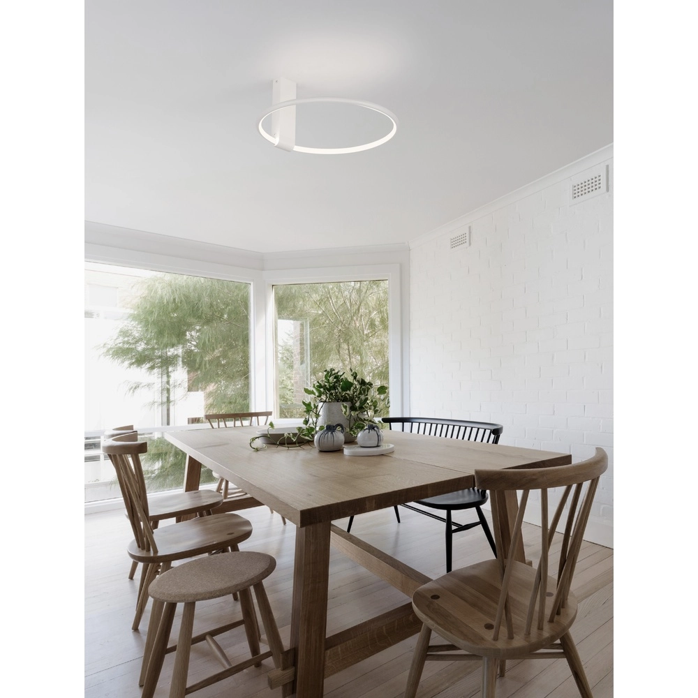 Plafonnier design Garve blanc Ø 40cm Plafonnier design Garve blanc Ø 40cm