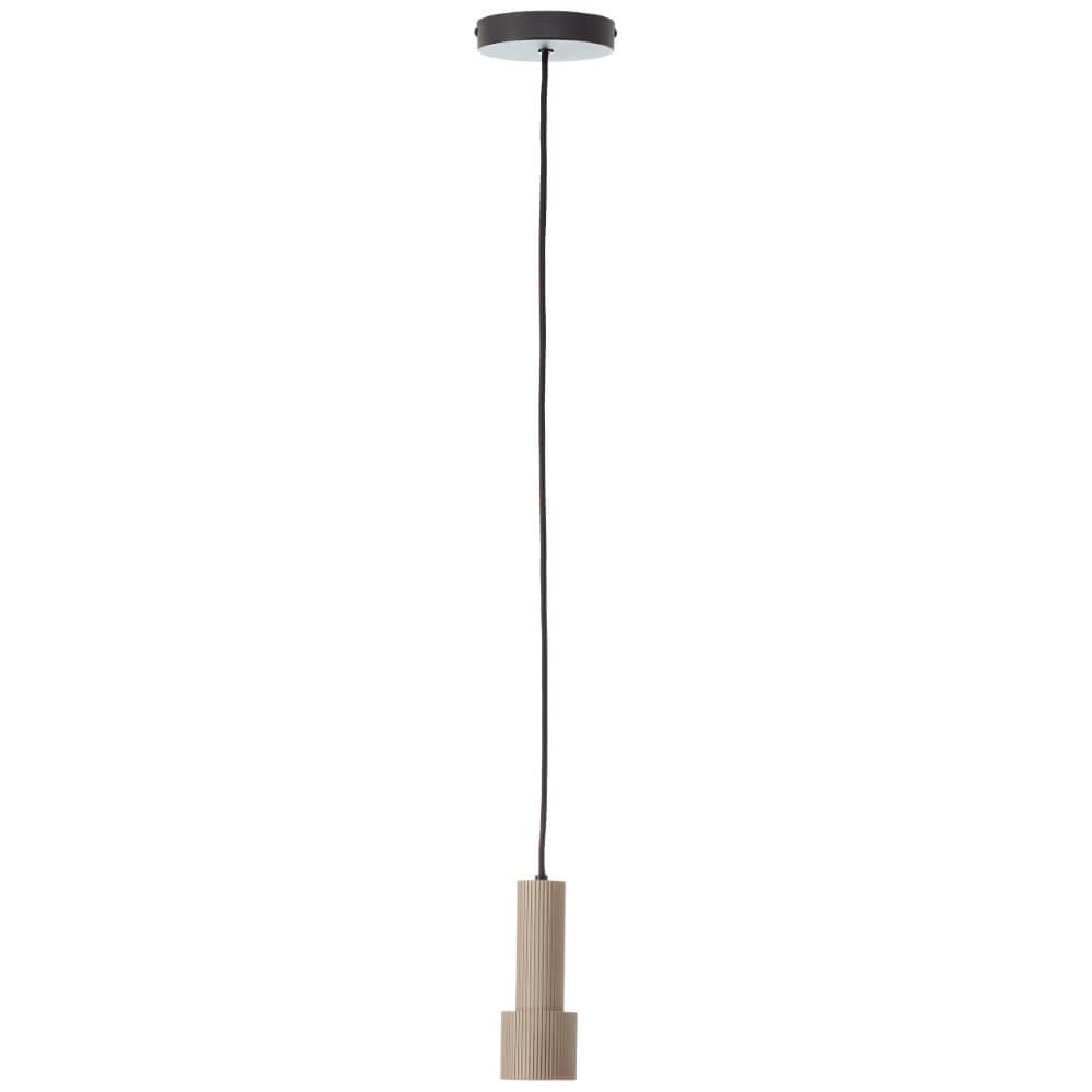 Lampe suspendue design Cadiz noir avec du bronze Brilliant 4004353446931