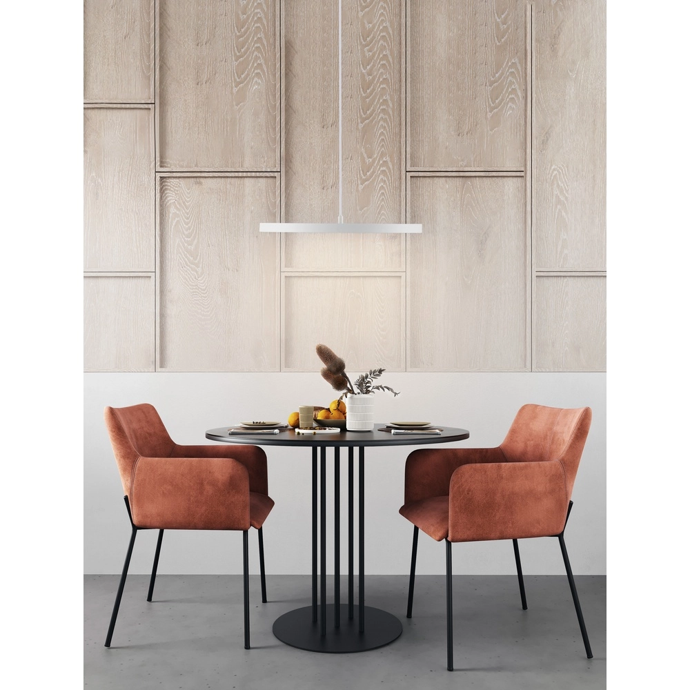 Suspension élégante Andria blanc Ø 40cm Lyora 5212017432018