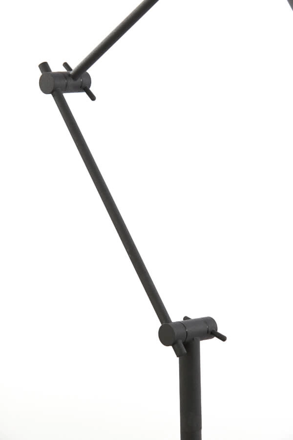 Lampe de lecture noire Rijeka 150cm Light & Living 8717807742171
