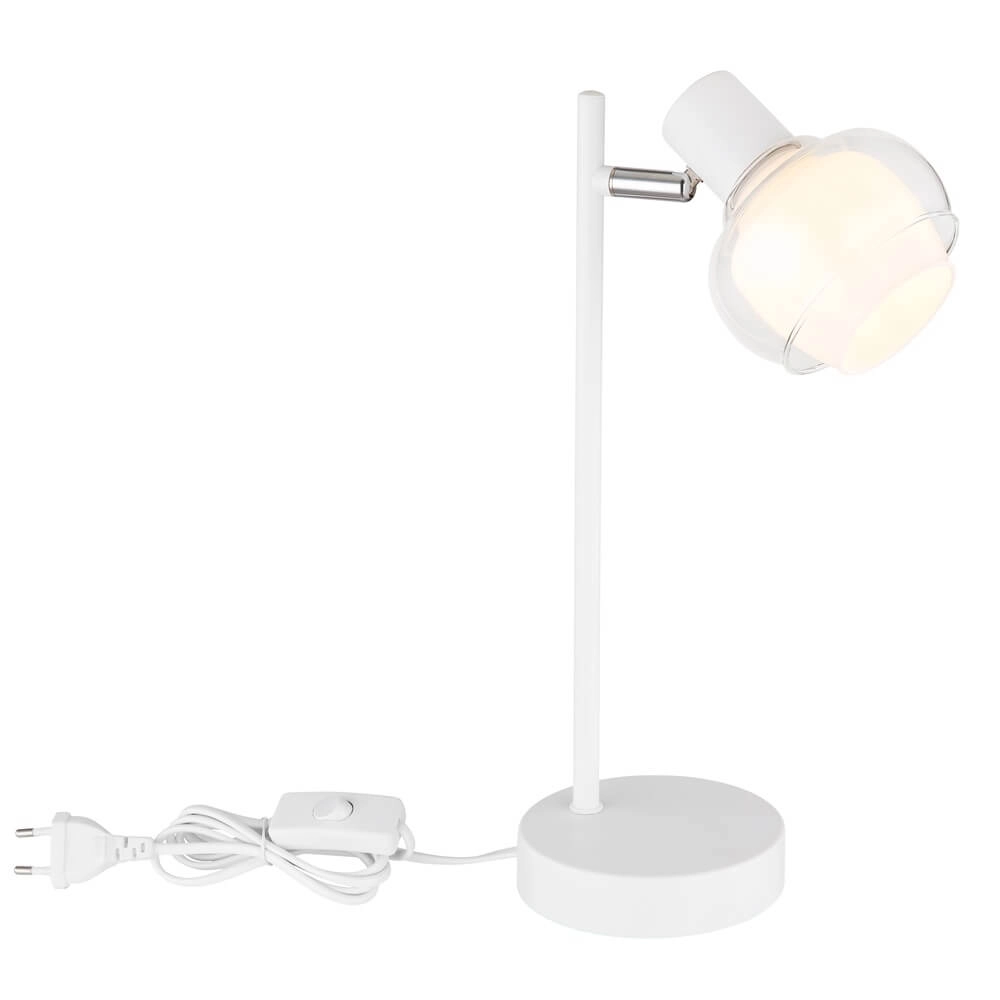 Lampe de table blanche Tokki cheville Globo 9007371458042
