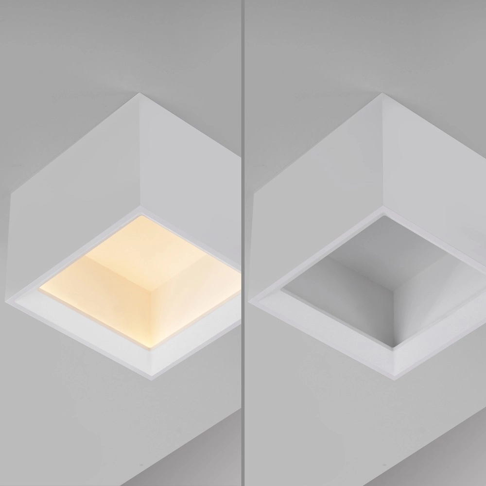 Spot à LED monté en surface Pure Manhattan Blanc Paul Neuhaus 4012248396834