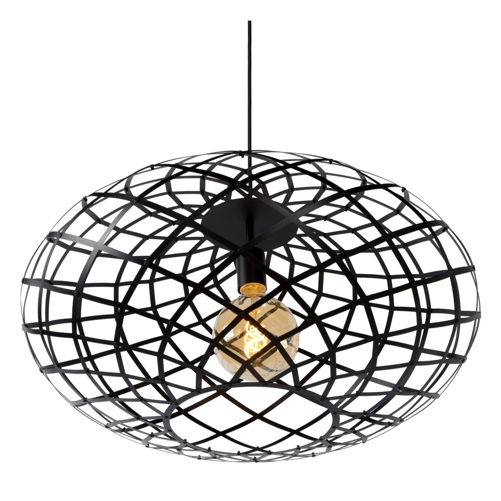Lampe suspendue Wolfram Ø 65 cm noir Lucide 5411212211019