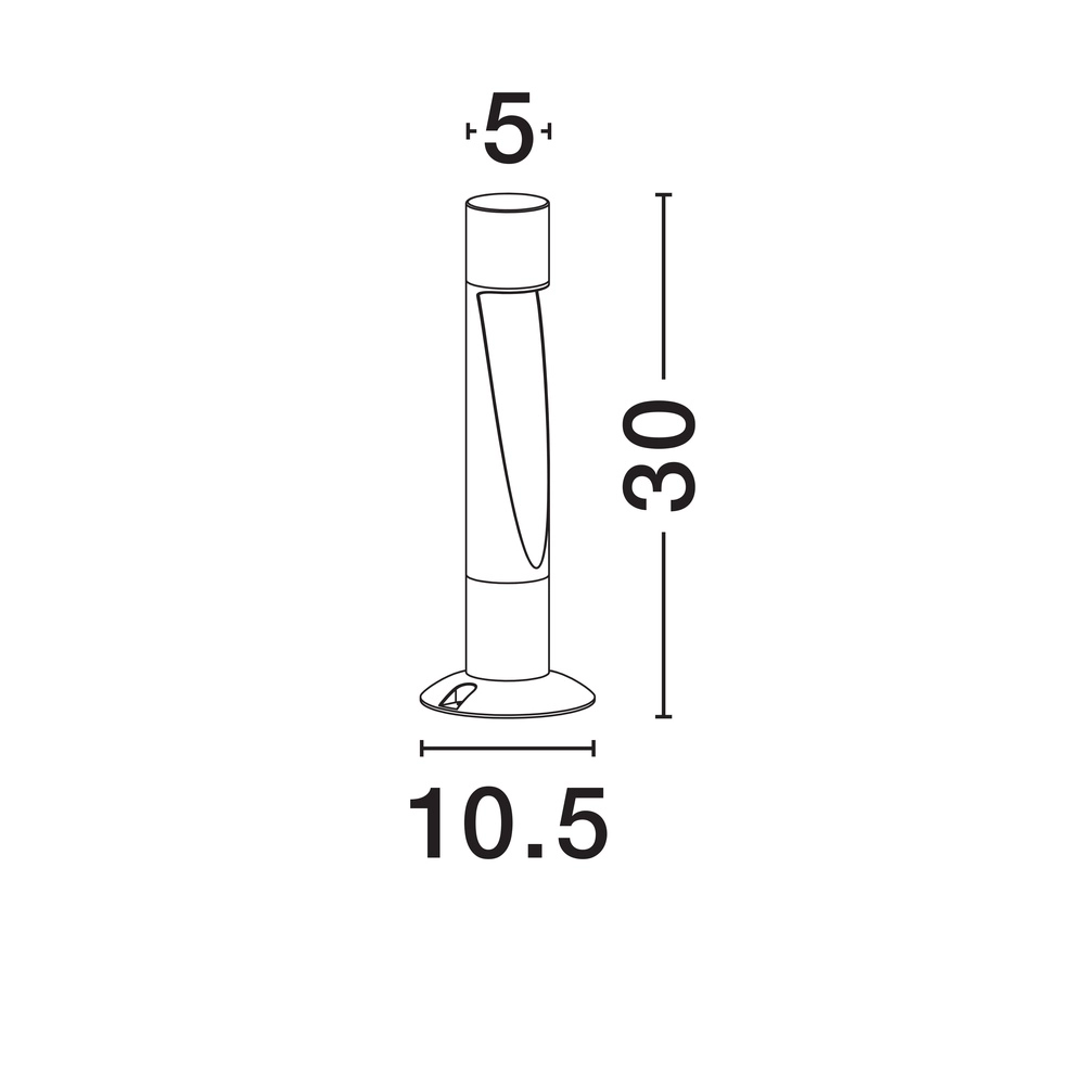 Lampe d’extérieur élégante Nooi 30cm Lyora 5212017476555