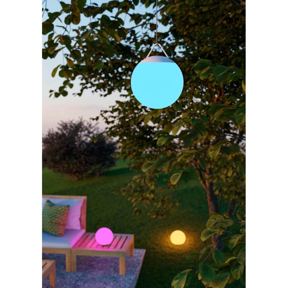 Lampe boule Poggiobello RGB Ø 20cm Eglo 9002759758158