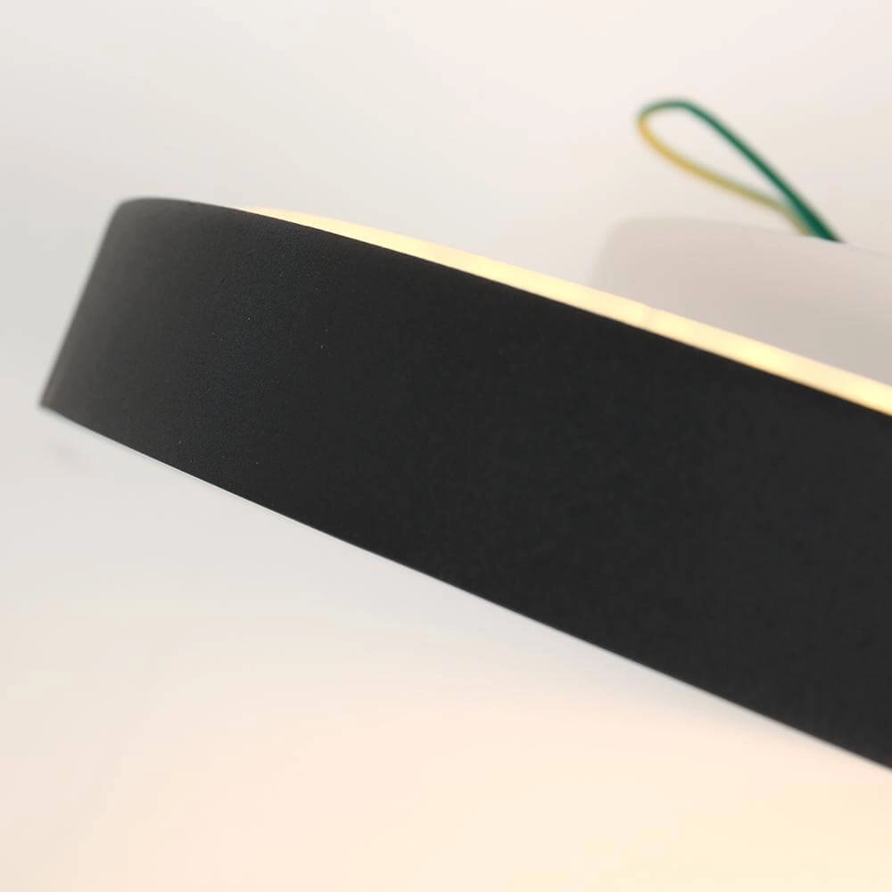 Plafonnier élégant Flady noir Ø 40cm Steinhauer 8712746171846